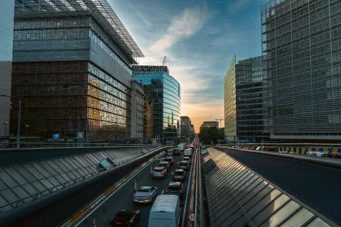 Traffic in Brussels